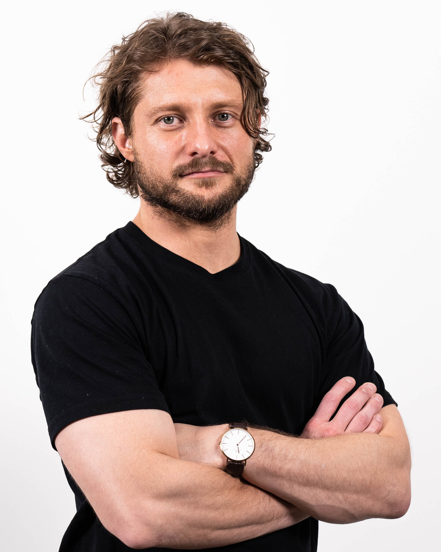 David Collins, director of Stratosphere, photographed against a plain light background
