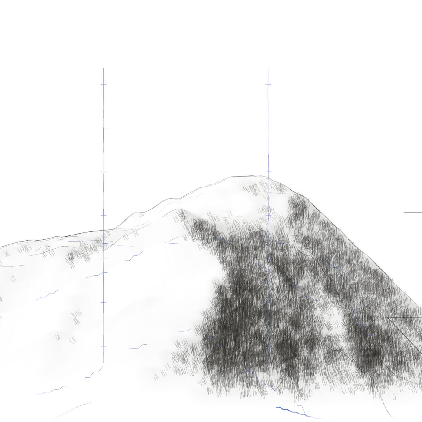 Sectional analysis: section rules and broken pressure lines through the landform
